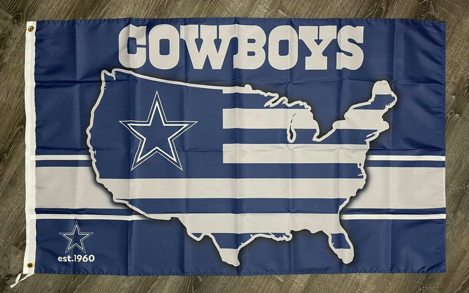 Dallas Cowboys Flag 3x5 ft Sports Football Banner Man-Cave Garage