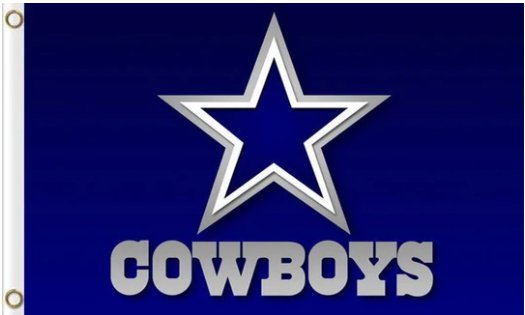 Dallas Cowboys National Football Club Flag 3X5 Polyester Banner USA 90x150cm