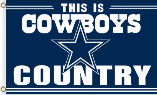 Dallas Cowboys National Football Sport Flag 3X5 Ft Polyester Banner USA 90x150cm
