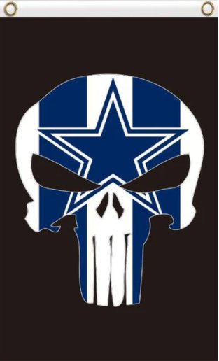 Dallas Cowboys National Football Vertical Flag 3X5 Ft Polyester Banner USA 90x150cm
