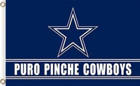 Dallas Cowboys Puro Pinche Flag 3X5 Ft Polyester Banner USA 90x150cm