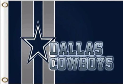 Dallas Cowboys Team Flag 3X5  Polyester Banner USA 90x150cm