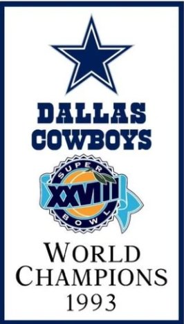 Dallas Cowboys World Champions 1993 Flag 3X5 Ft Polyester Banner USA 90x150cm