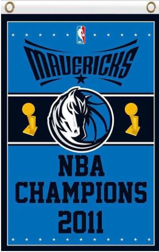 Dallas Mavericks Champions Flag 3X5Ft Polyester Banner USA Digital Print