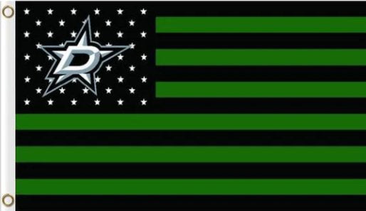 Dallas Stars Flag 3X5Ft Polyester Digital Print Banner USA