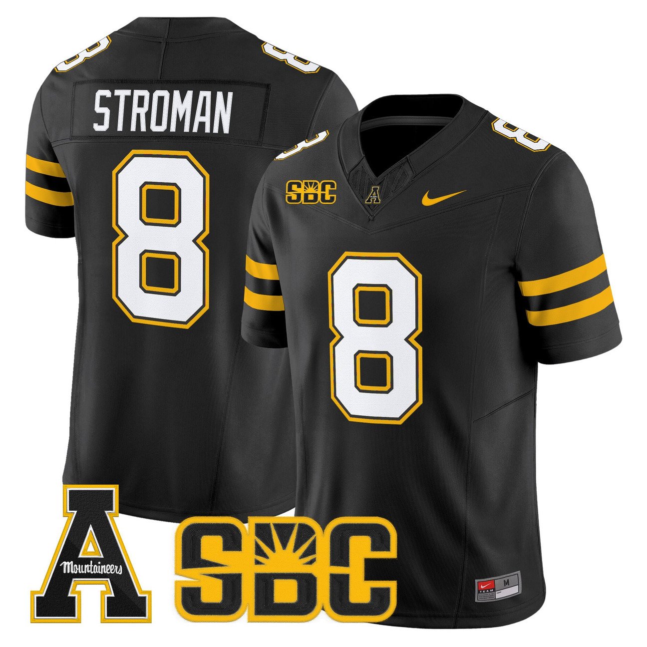 Dalton Stroman Jersey #8 App State Mountaineers 2025 Vapor Limited Stitched