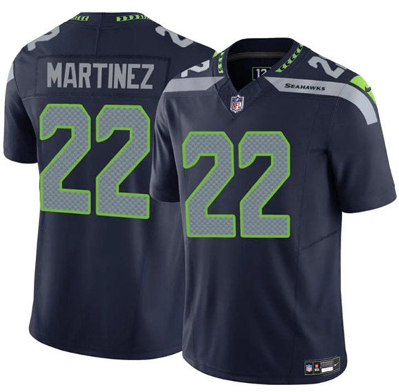 Damien Martinez Jersey #22 Navy 2025 F.U.S.E. Vapor Limited Football Stitched