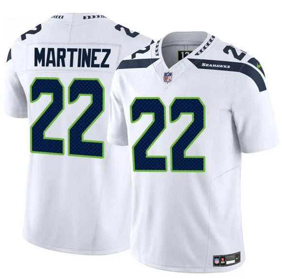 Damien Martinez Jersey #22 White 2025 F.U.S.E. Vapor Limited Football Stitched