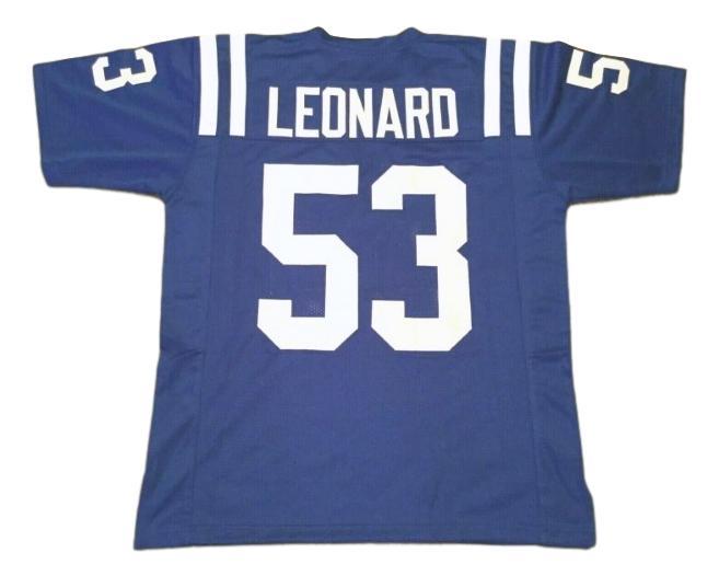 Darius Leonard Jersey #53 Custom Unsigned Football Stitched Blue