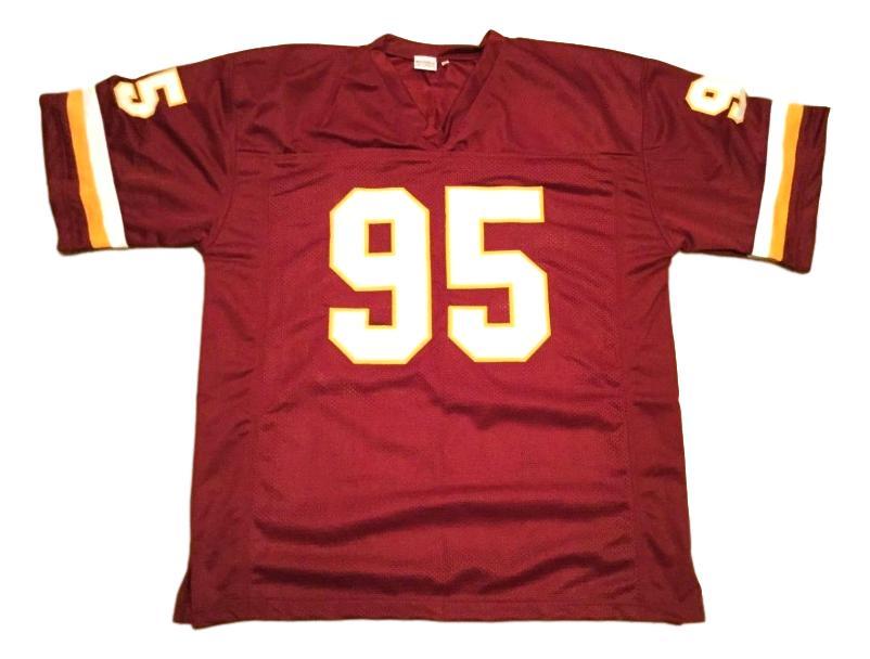 Daron Payne Jersey #95 Custom Unsigned Football Stitched Maroon