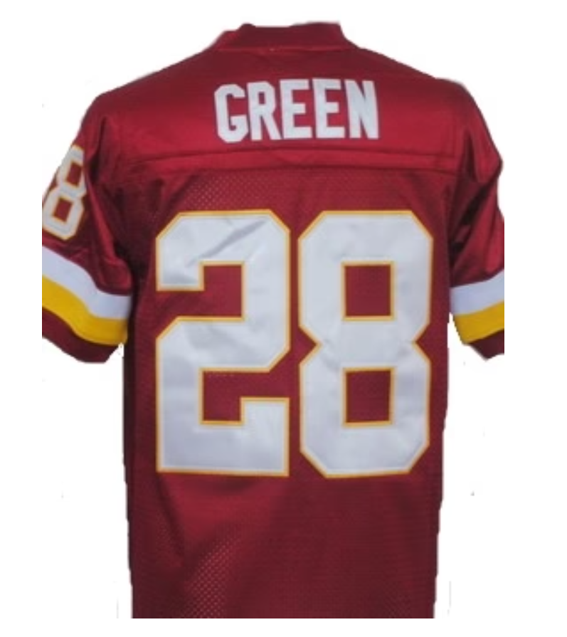 Darrell Green Jersey Washington Redskins Custom Throwback Football Burgandy