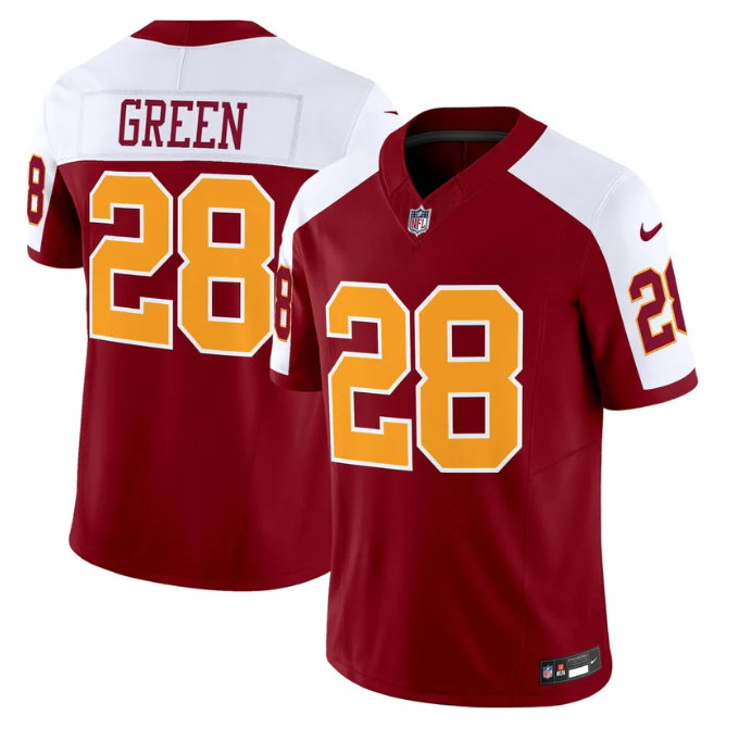 Darrell Green Jersey #28 Throwback Vapor Limited All Stitched Burgundy Alter