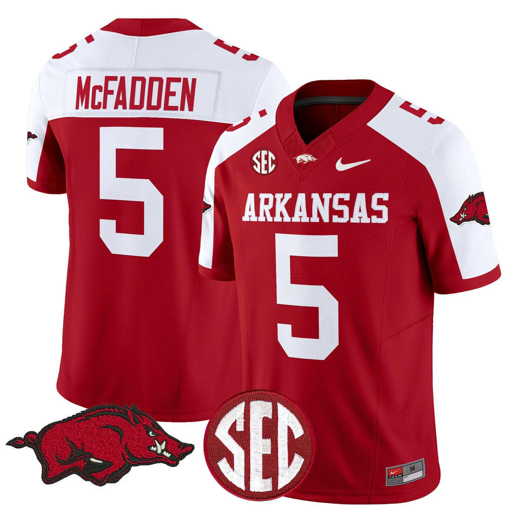 Darren McFadden Jersey #5 Arkansas Razorbacks Limited Stitched Cardinal Alter