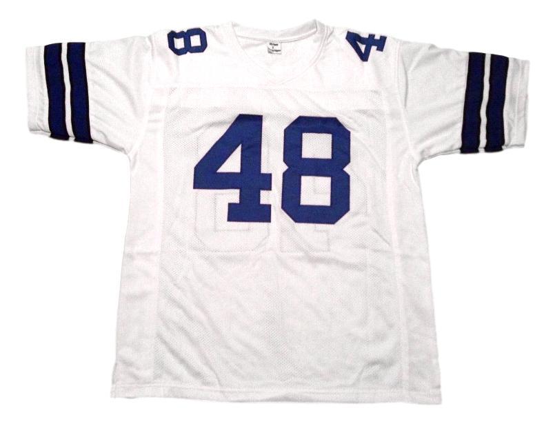 Daryl Johnston Jersey #48 Custom Unsigned Football Stitched White