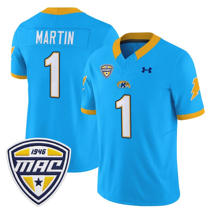 Dashawn Martin Jersey #1 Kent State Golden Flashes 2025 Stitched
