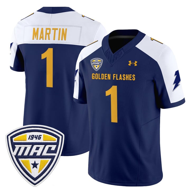 Dashawn Martin Jersey #1 Kent State Golden Flashes 2025 Stitched