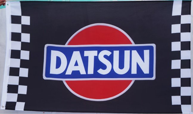 Datsun Racing Team Flag 3X5 Ft Polyester Banner USA 90x150cm