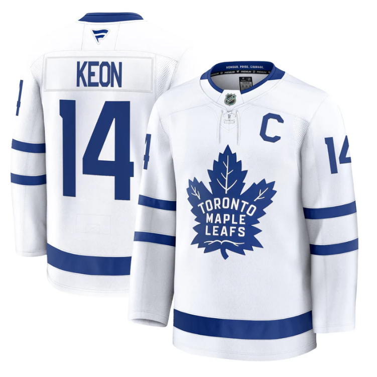 Dave Keon Jersey #14 Toronto Maple Leafs Timeless Stitched