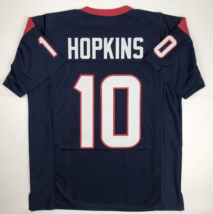 DeAndre Hopkins Jersey Houston Texans Custom Throwback Football