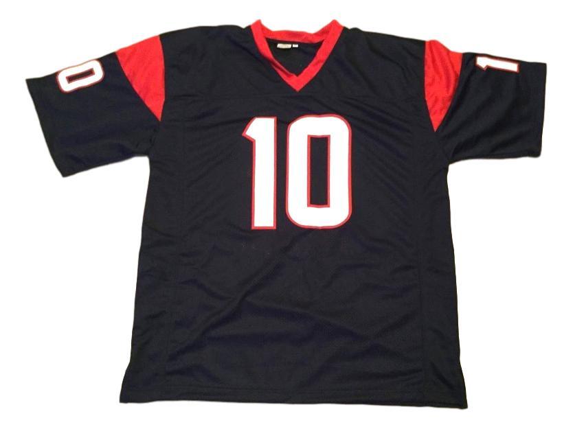 DeAndre Hopkins Jersey #10 Custom Unsigned Football Stitched Black