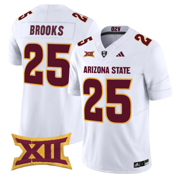 DeCarlos Brooks Jersey #25 Arizona State Sun Devils 2025 Vapor Stitched