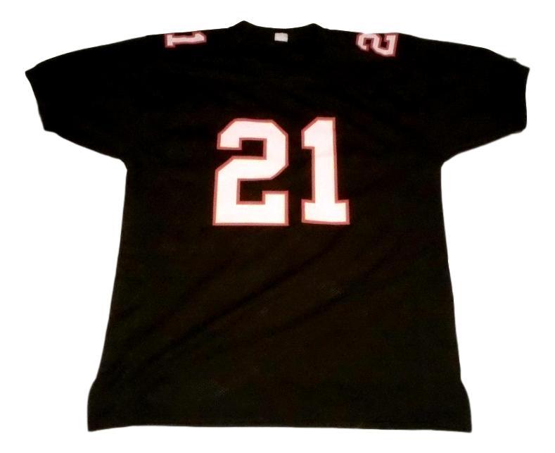 Deion Sanders Jersey #21 Custom Unsigned Football Stitched Black