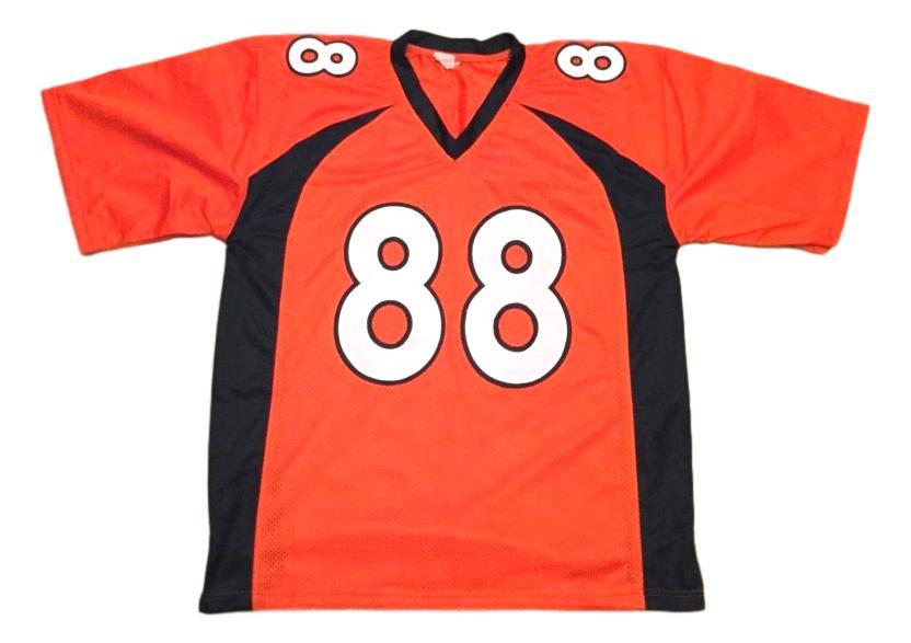 Demaryius Thomas Jersey #88 Custom Unsigned Football Stitched Orange