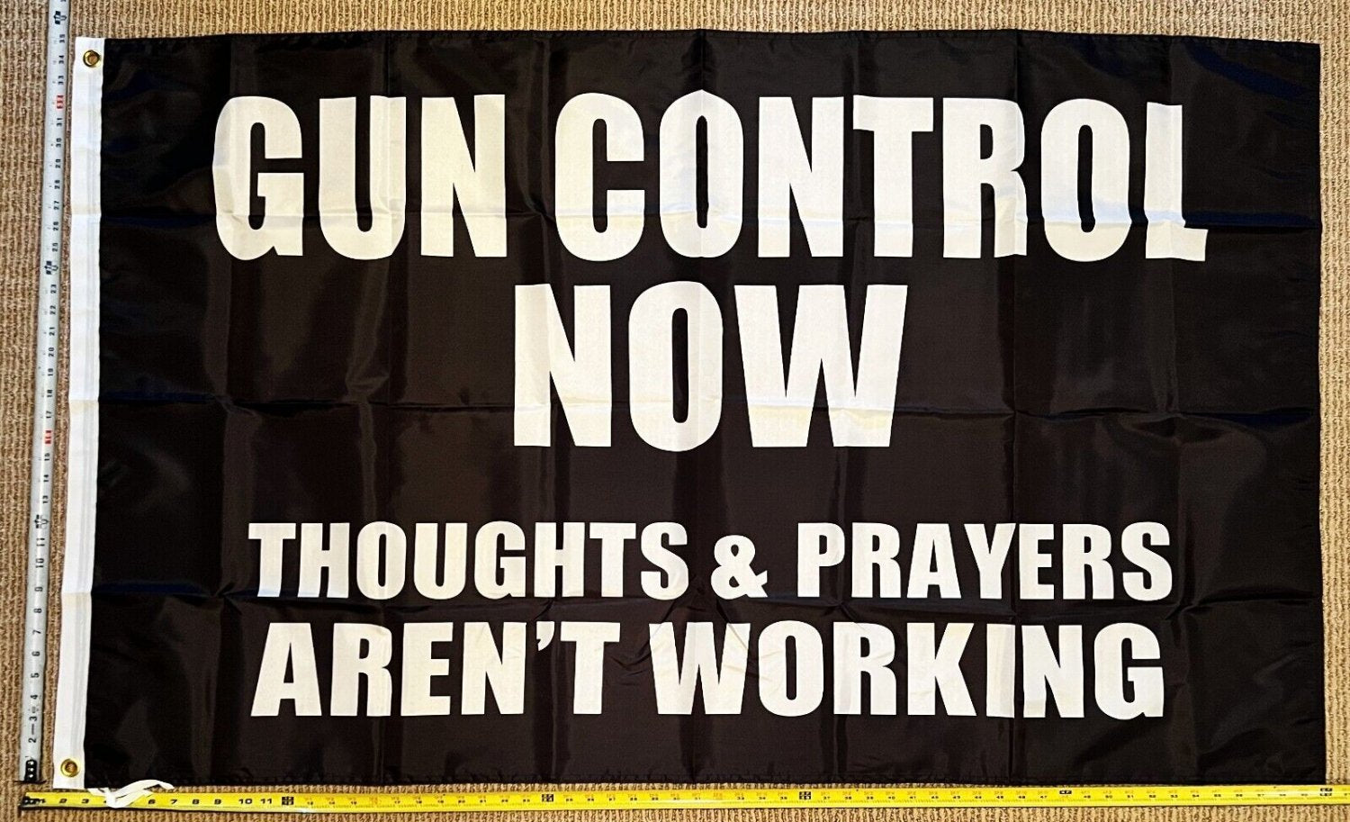 Democrat Flag Gun Control Save Children Save America USA Sign 3x5'