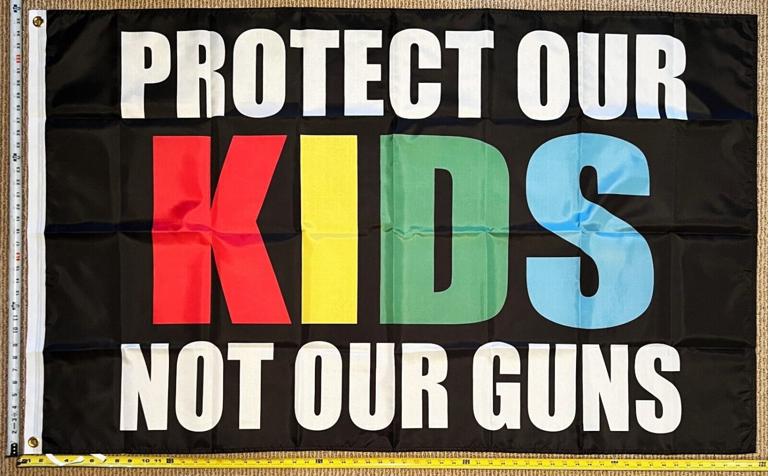 Democrat Flag Gun Control Save Children Save America USA Sign 3x5ft