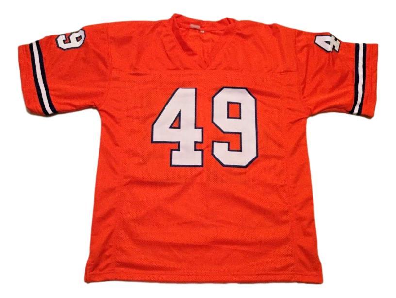 Dennis Smith Jersey #49 Custom Unsigned Football Stitched Orange