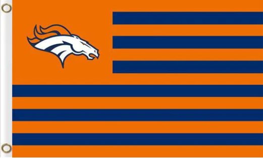 Denver Broncos Club US Flag 3X5 Ft Polyester Banner USA 90x150cm