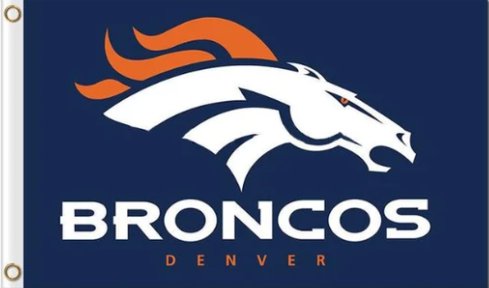 Denver Broncos Flag 3X5 Ft Polyester Banner USA 90x150cm