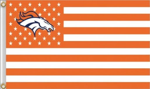 Denver Broncos Star Nation Flag 3X5 Ft Polyester Banner USA 90x150cm