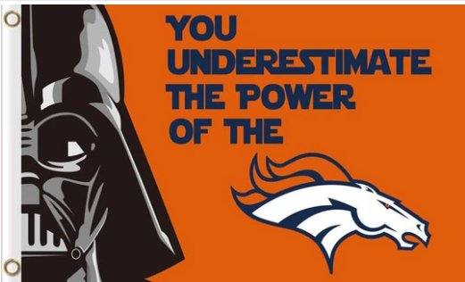 Denver Broncos Team Club US Flag 3X5 Ft Polyester Banner USA 90x150cm