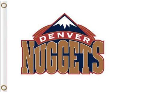 Denver Nuggets Flag 3X5Ft Polyester Banner USA Digital Print