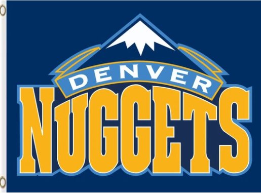 Denver Nuggets Team US Flag 3X5Ft Polyester Banner USA Digital Print