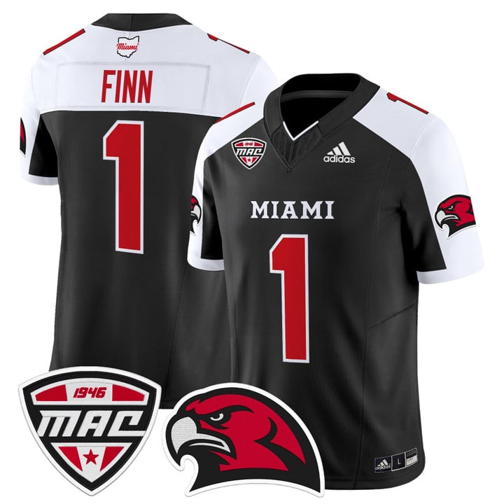 Dequan Finn Jersey #1 Miami OH RedHawks 2025 Vapor Limited Stitched