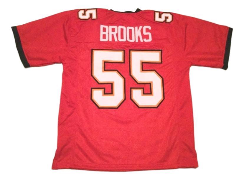 Derrick Brooks Jersey #55 Custom Unsigned Football Stitched Red
