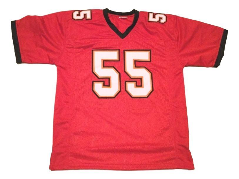 Derrick Brooks Jersey #55 Custom Unsigned Football Stitched Red