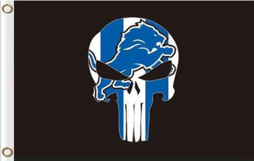 Detroit Lions Football US Flag 3X5 Ft Polyester Banner USA 90x150cm