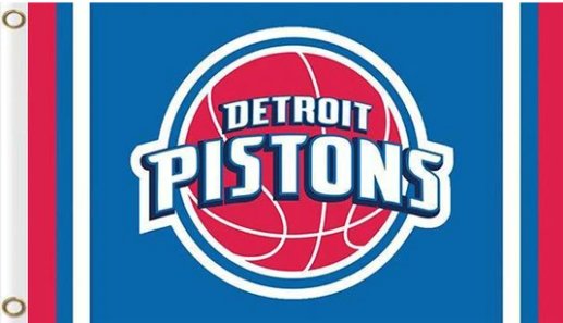 Detroit Pistons Custom Sport Flag 3X5Ft Polyester Banner USA Digital Print