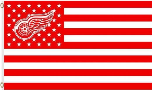 Detroit Red Wings Flag 3X5Ft Polyester Digital Print Banner USA