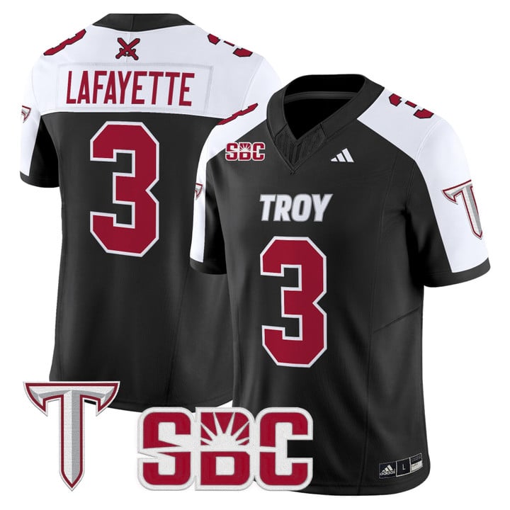 Devin Lafayette Jersey #3 Troy Trojans 2025 Vapor Limited Stitched