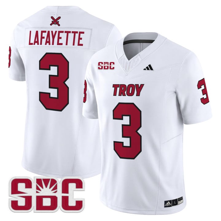 Devin Lafayette Jersey #3 Troy Trojans 2025 Vapor Limited Stitched