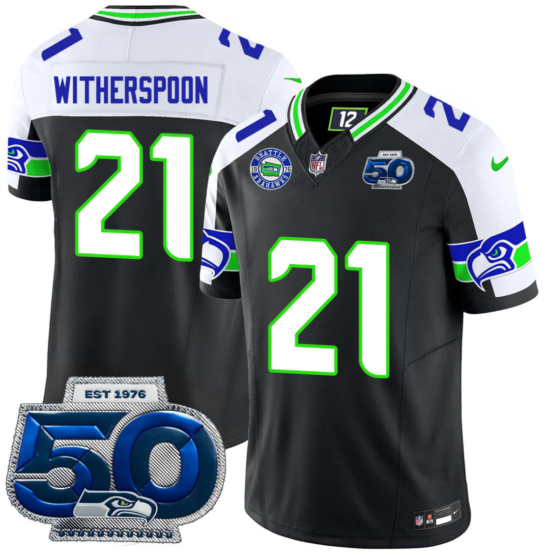 Devon Witherspoon Jersey #21 50th Season Vapor Limited All Stitched