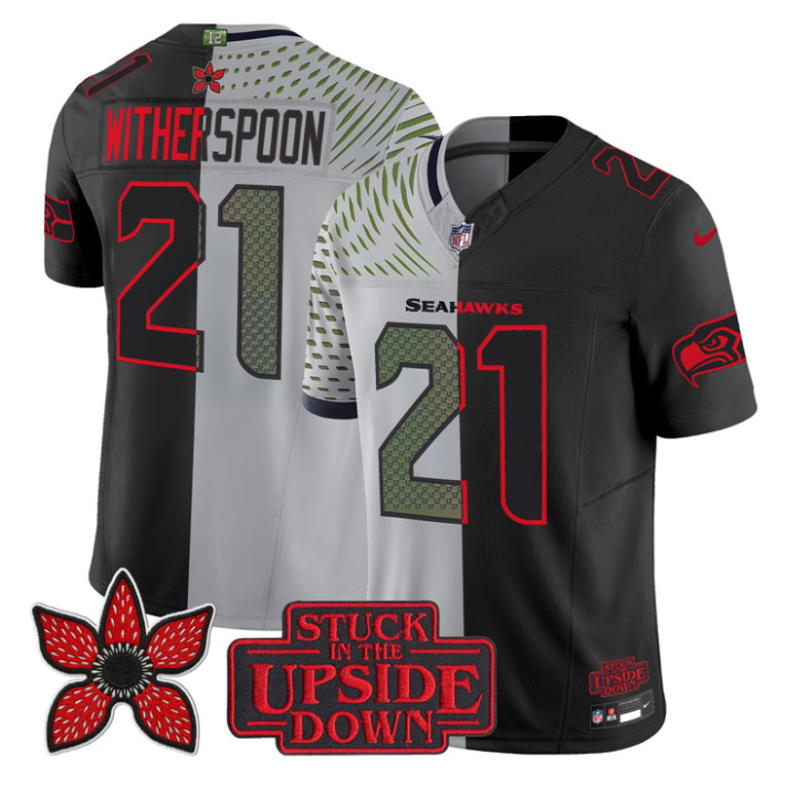 Devon Witherspoon Jersey #21 Upside Down Edition Vapor Stitched