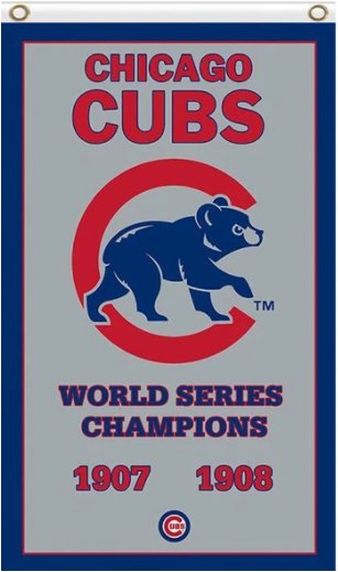 Digital print Chicago Cubs champions Flag 3X5Ft Banner USA Polyester with Brass Grommets