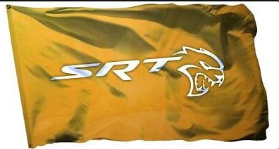 Dodge Challenger SRT Hellcat Flag Yellow 3X5 Ft Polyester Banner USA 90x150cm