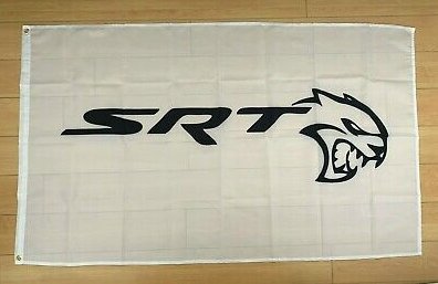 Dodge Demon Challenger White Flag 3X5 Ft Polyester Banner USA 90x150cm
