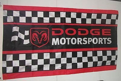 Dodge Motosports Car Flag 3X5 Ft Polyester Banner USA 90x150cm